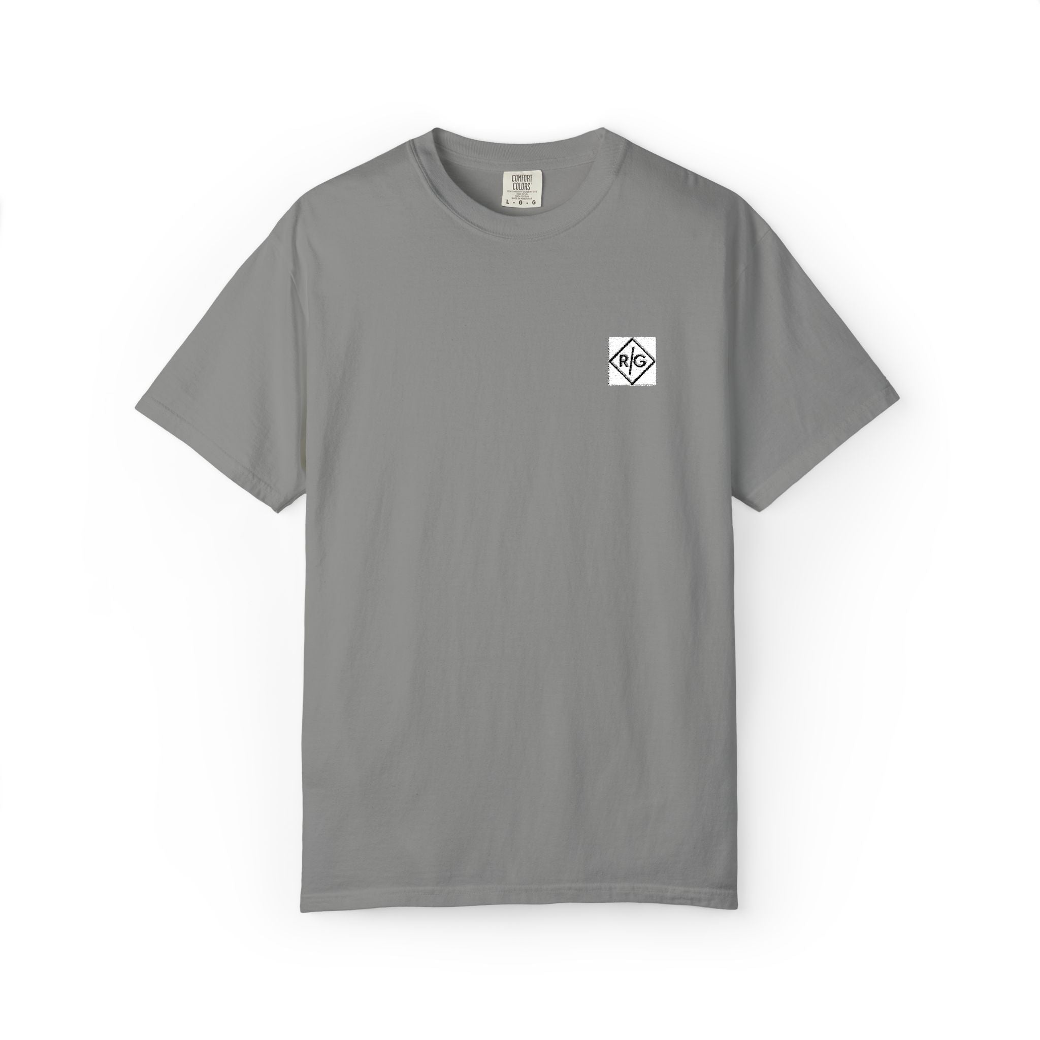 Minimal Geometric Heart Chest T-Shirt | Small Line Art Logo