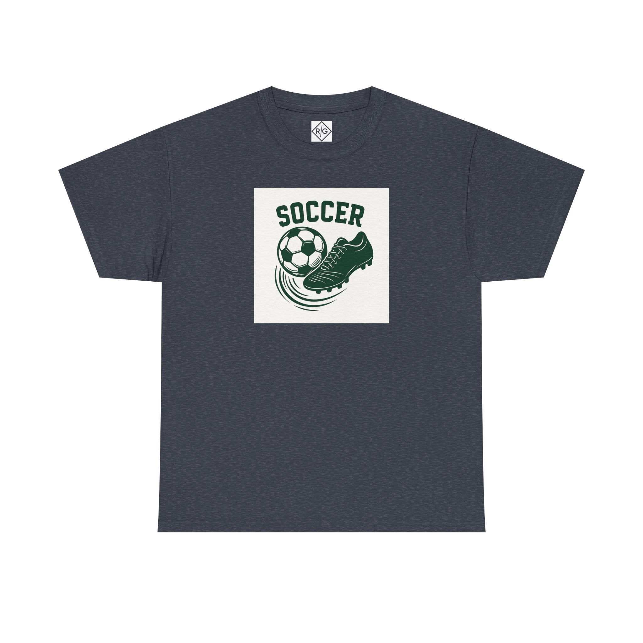 Soccer Ball and Cleat Tee | Vintage Team Logo T-Shirt, Athletic Sports Shirt