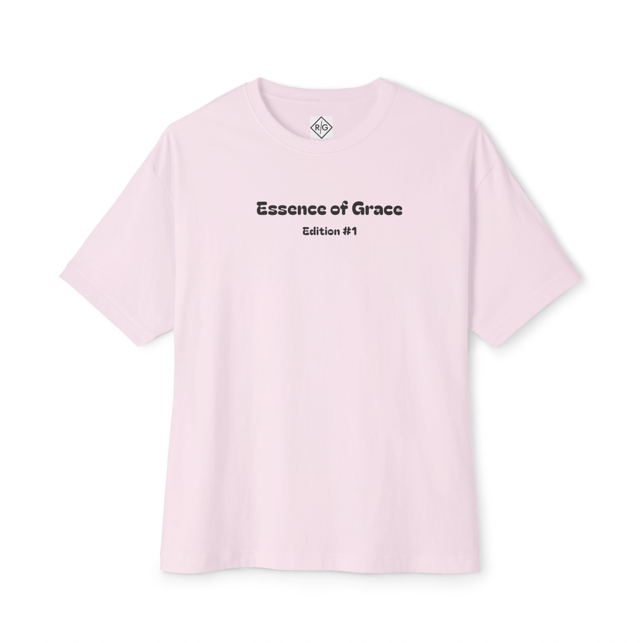 Essence of Grace Tee | Minimal Logo Boxy T-Shirt