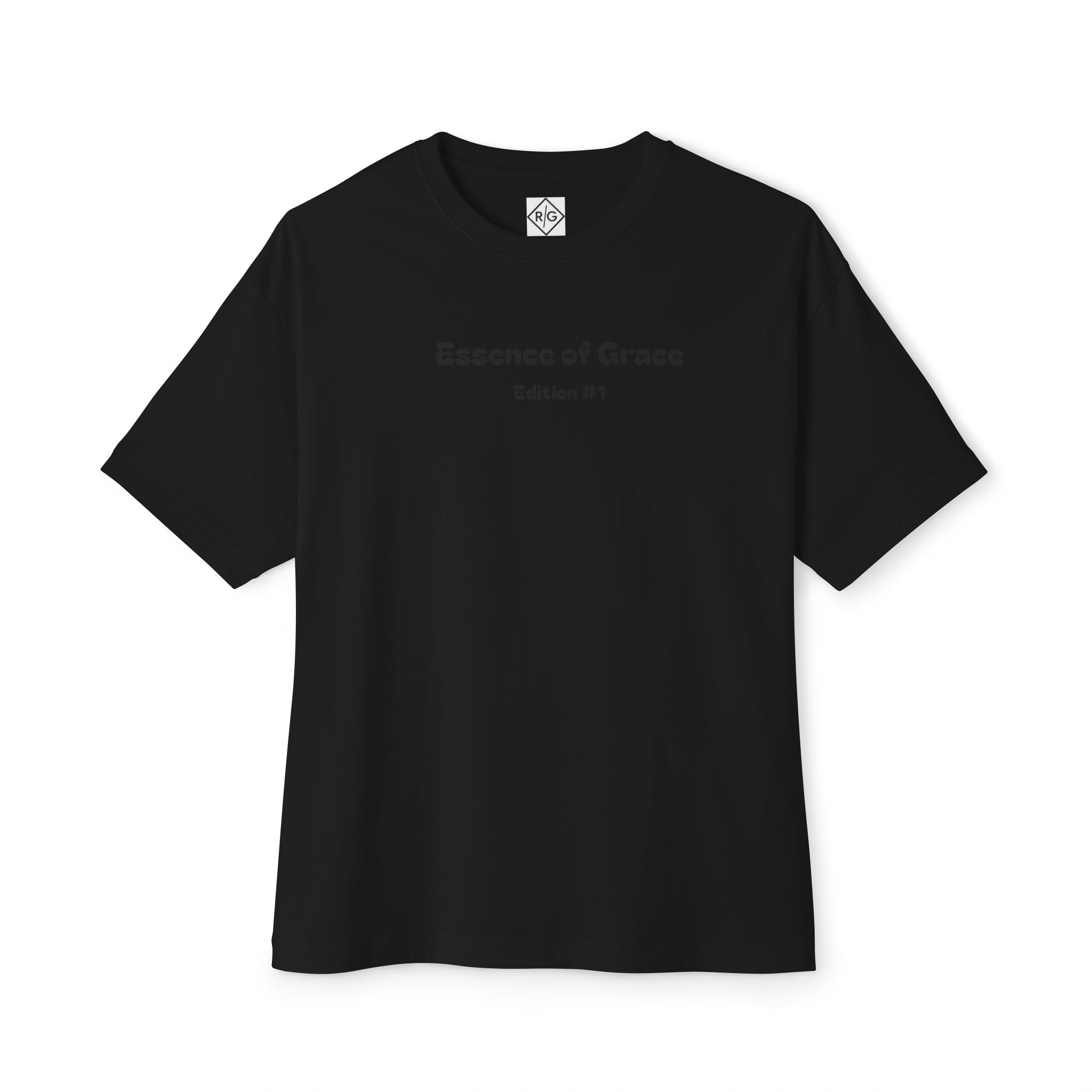 Essence of Grace Tee | Minimal Logo Boxy T-Shirt