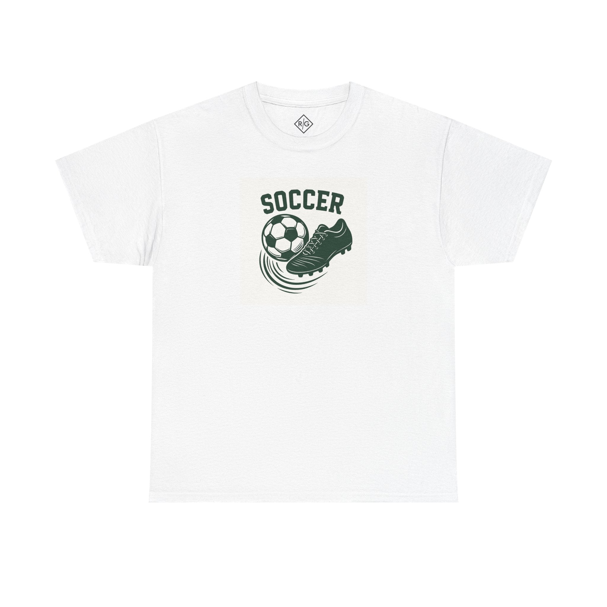 Soccer Ball and Cleat Tee | Vintage Team Logo T-Shirt, Athletic Sports Shirt