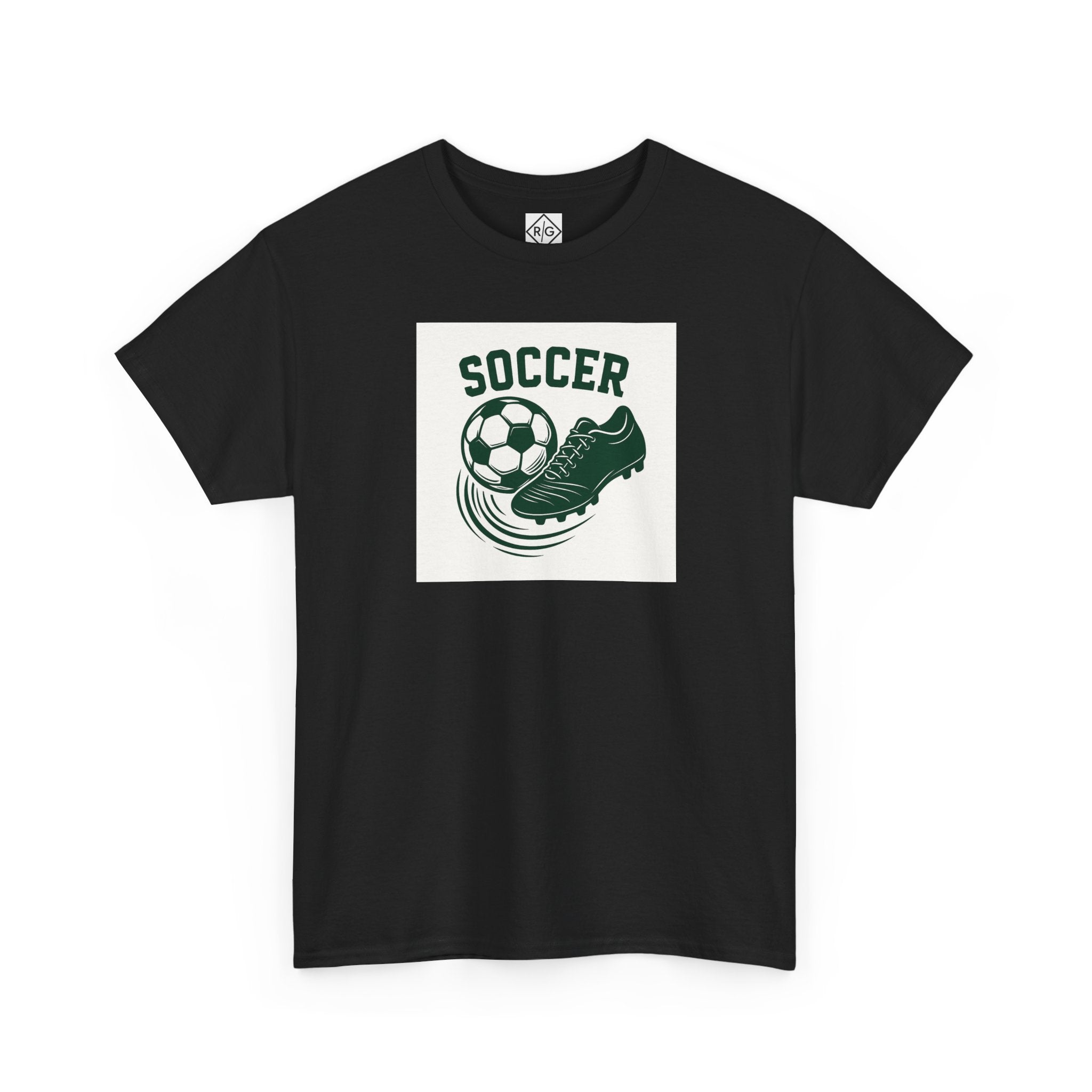 Soccer Ball and Cleat Tee | Vintage Team Logo T-Shirt, Athletic Sports Shirt