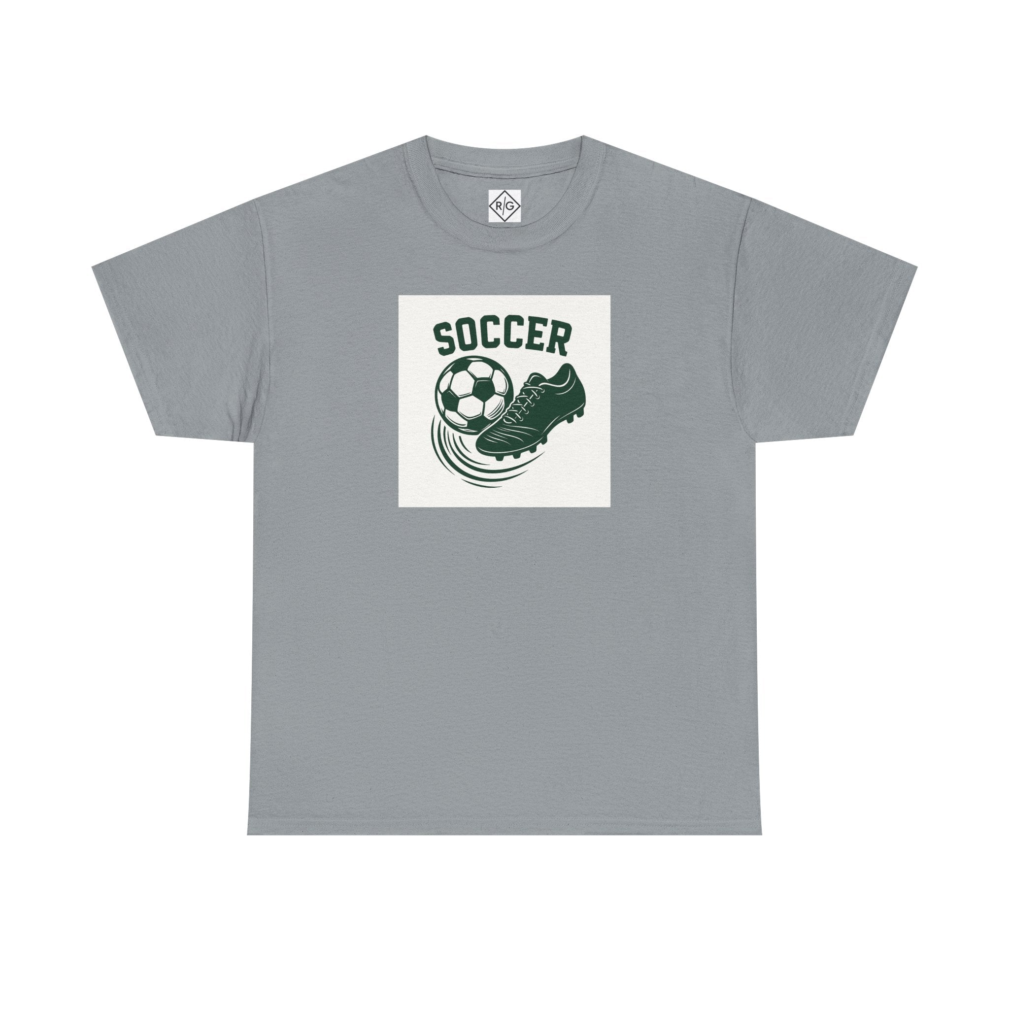 Soccer Ball and Cleat Tee | Vintage Team Logo T-Shirt, Athletic Sports Shirt