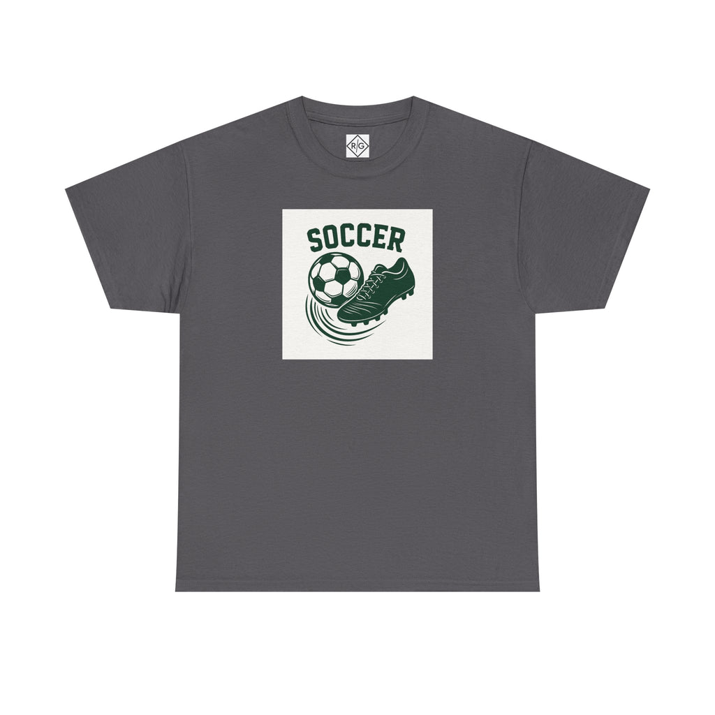 Soccer Ball and Cleat Tee | Vintage Team Logo T-Shirt, Athletic Sports Shirt