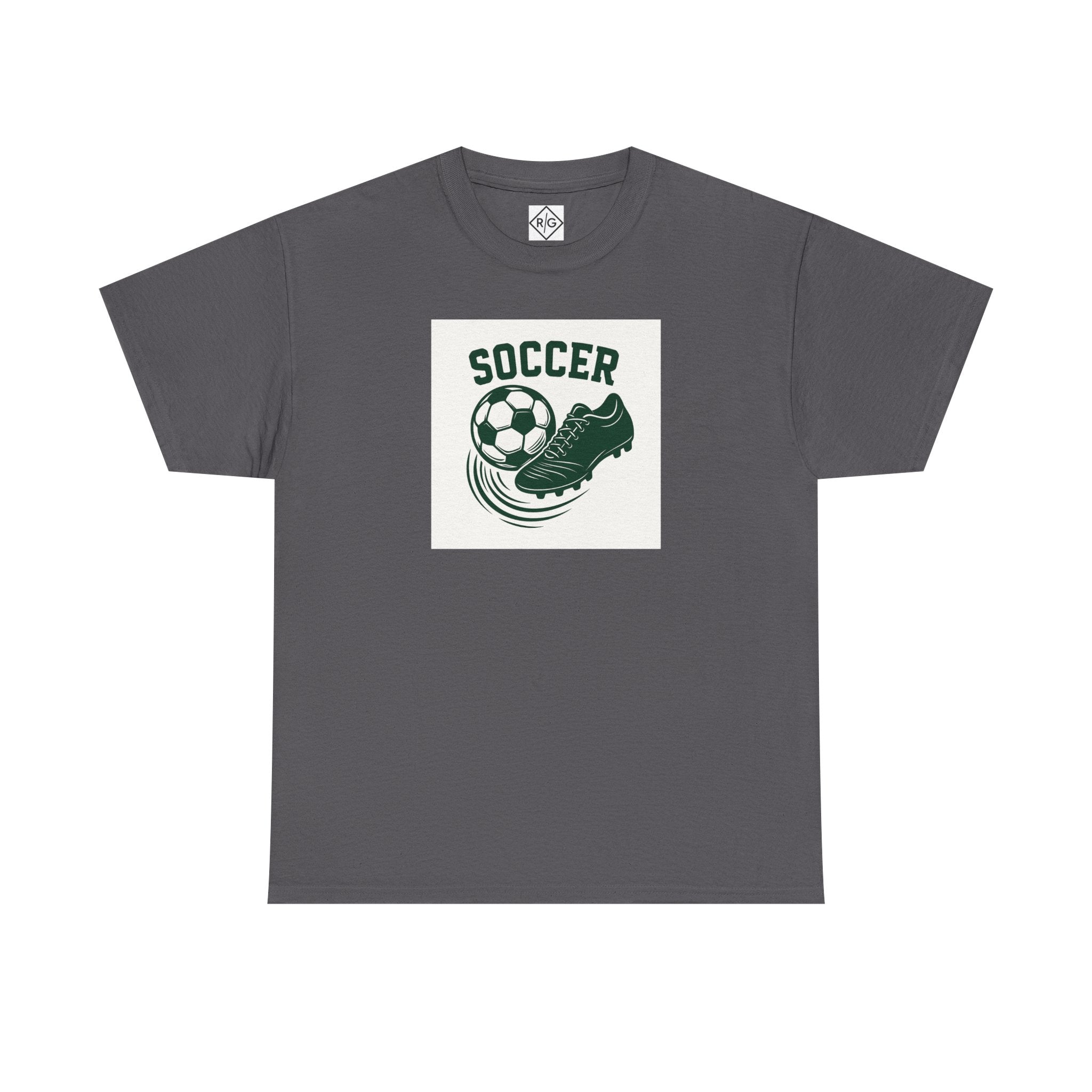 Soccer Ball and Cleat Tee | Vintage Team Logo T-Shirt, Athletic Sports Shirt