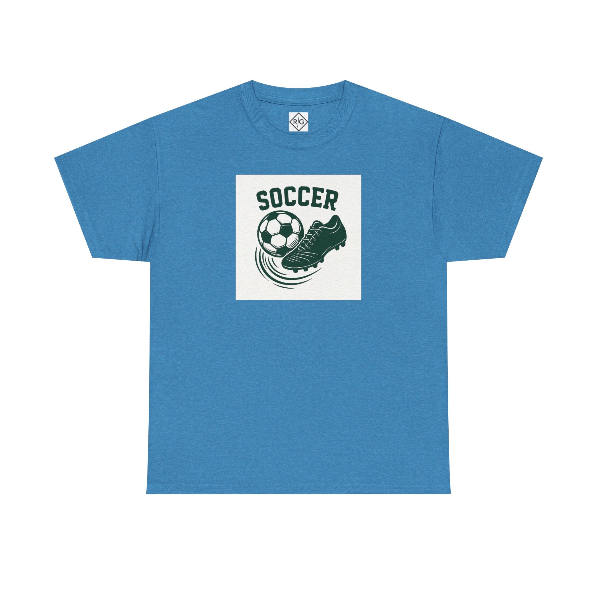 Soccer Ball and Cleat Tee | Vintage Team Logo T-Shirt, Athletic Sports Shirt