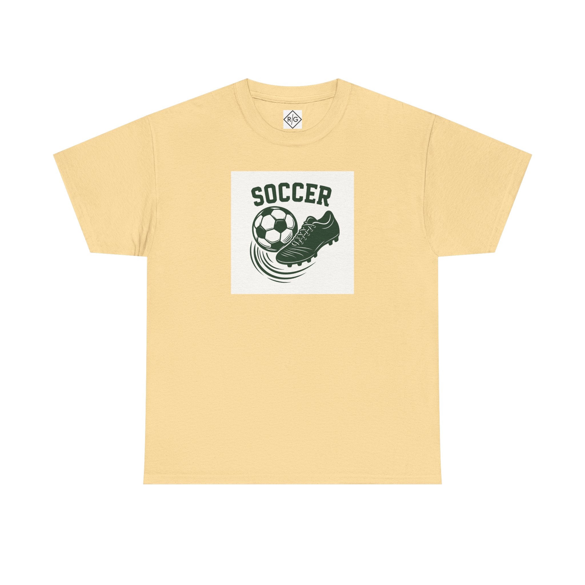 Soccer Ball and Cleat Tee | Vintage Team Logo T-Shirt, Athletic Sports Shirt