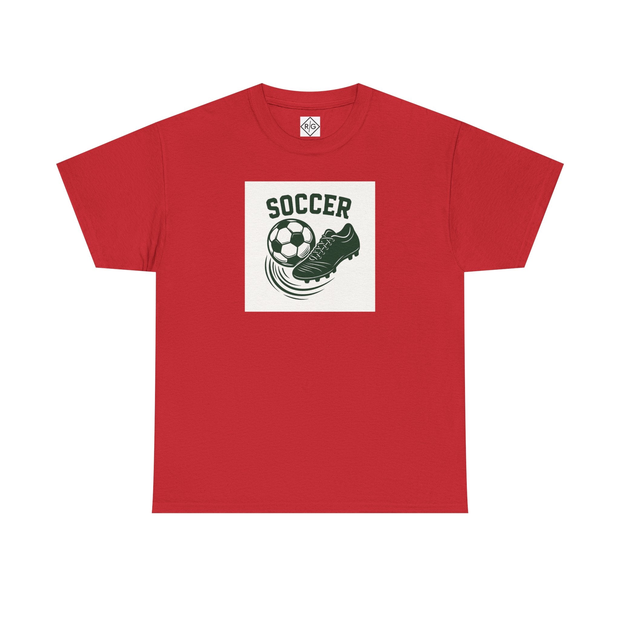 Soccer Ball and Cleat Tee | Vintage Team Logo T-Shirt, Athletic Sports Shirt