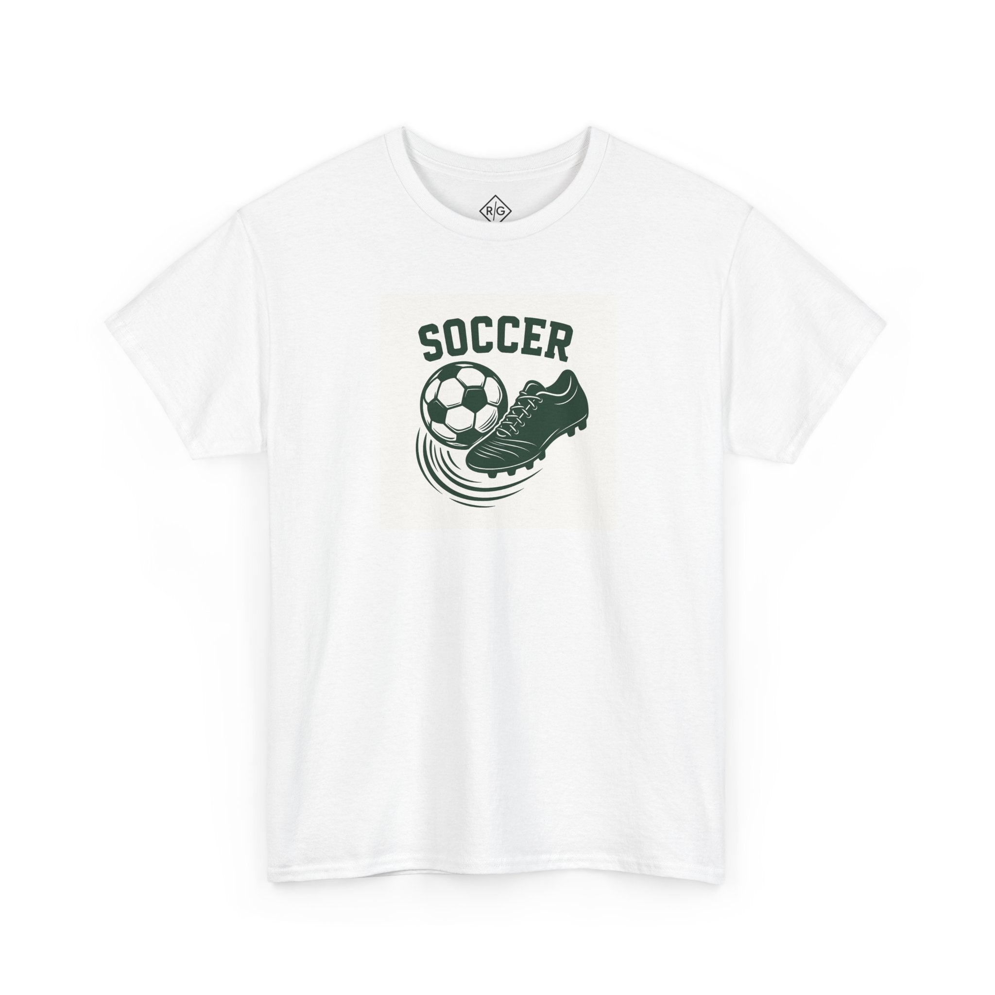 Soccer Ball and Cleat Tee | Vintage Team Logo T-Shirt, Athletic Sports Shirt