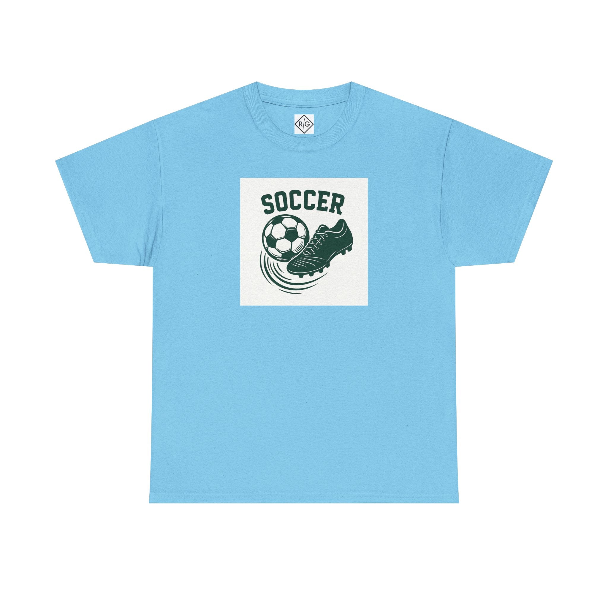 Soccer Ball and Cleat Tee | Vintage Team Logo T-Shirt, Athletic Sports Shirt