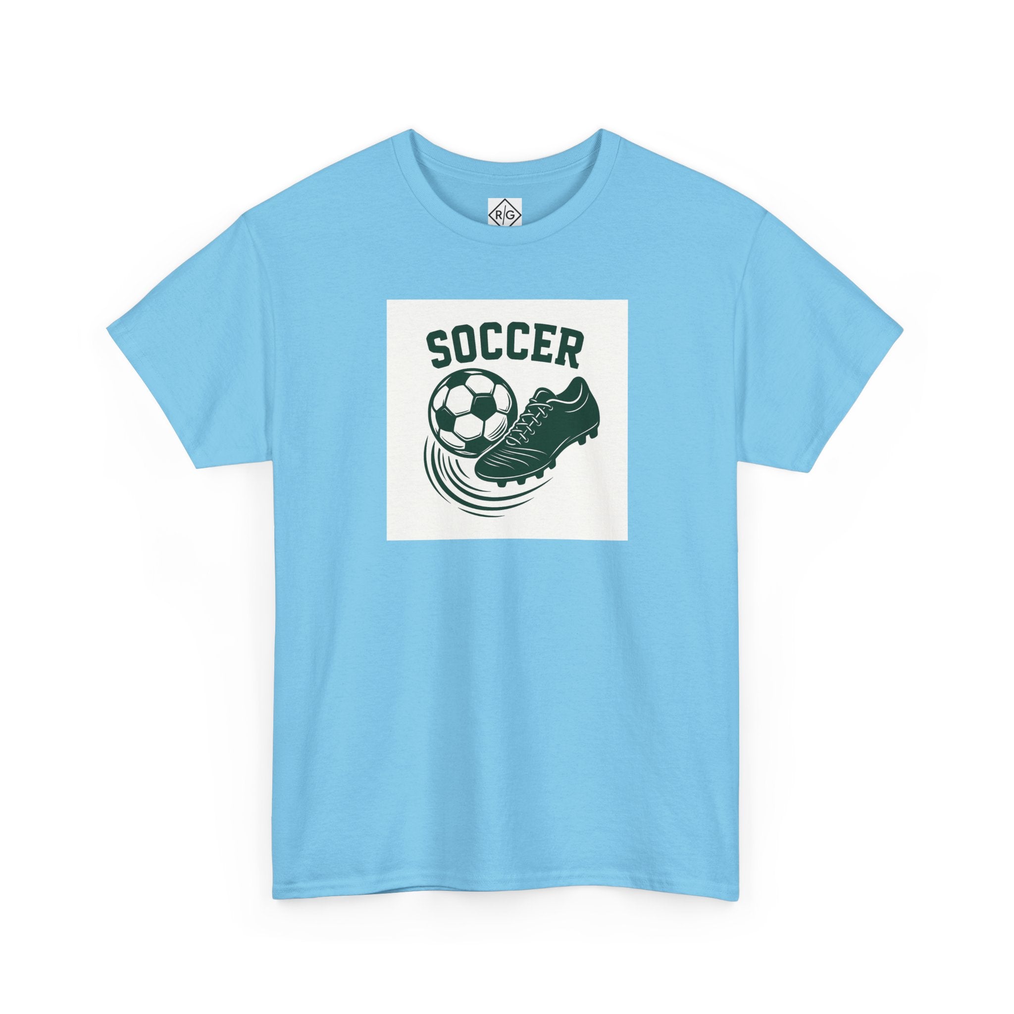Soccer Ball and Cleat Tee | Vintage Team Logo T-Shirt, Athletic Sports Shirt