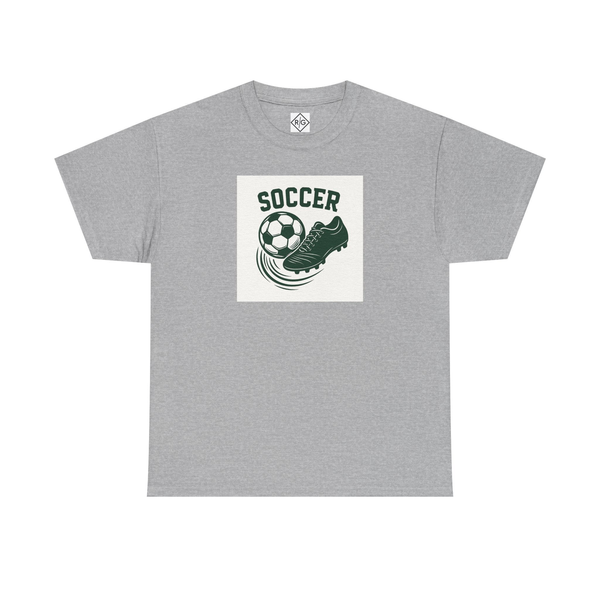 Soccer Ball and Cleat Tee | Vintage Team Logo T-Shirt, Athletic Sports Shirt
