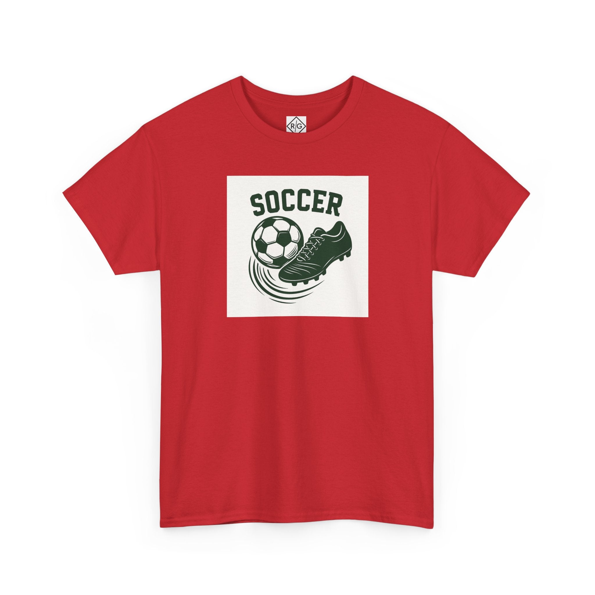 Soccer Ball and Cleat Tee | Vintage Team Logo T-Shirt, Athletic Sports Shirt