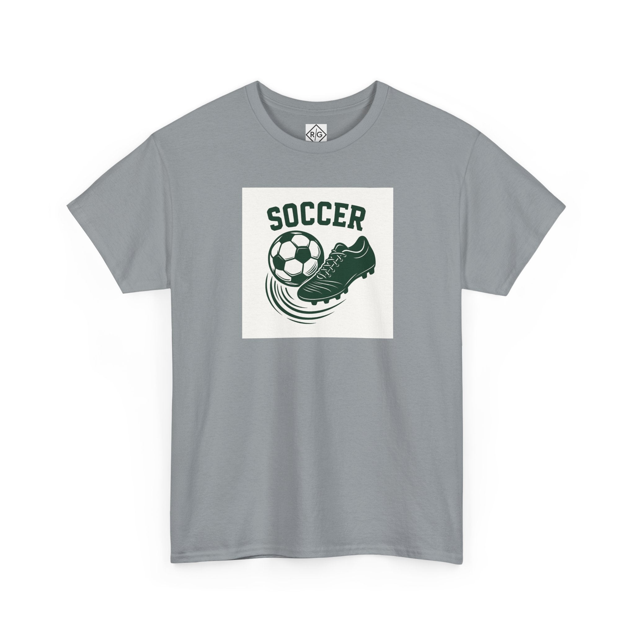 Soccer Ball and Cleat Tee | Vintage Team Logo T-Shirt, Athletic Sports Shirt