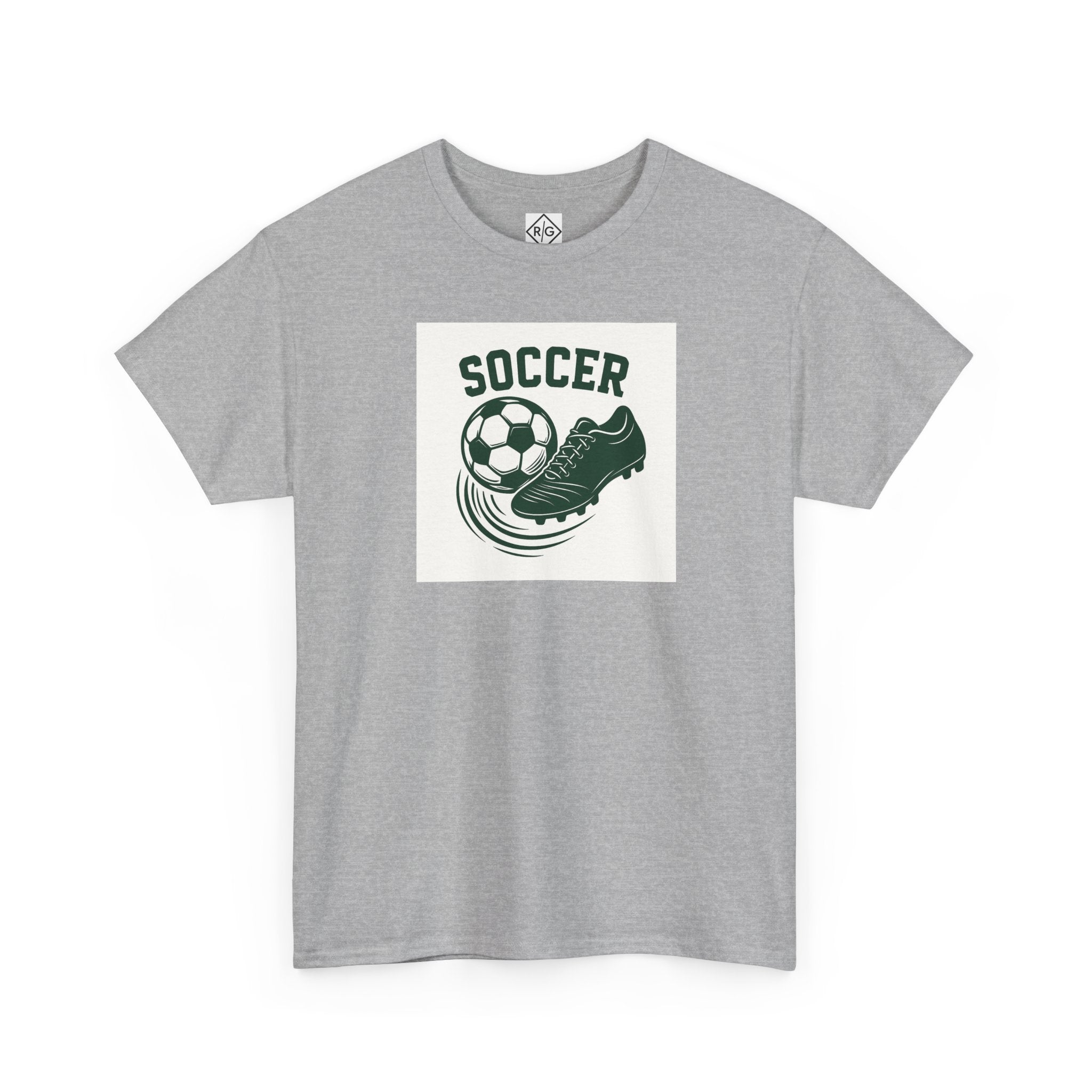 Soccer Ball and Cleat Tee | Vintage Team Logo T-Shirt, Athletic Sports Shirt