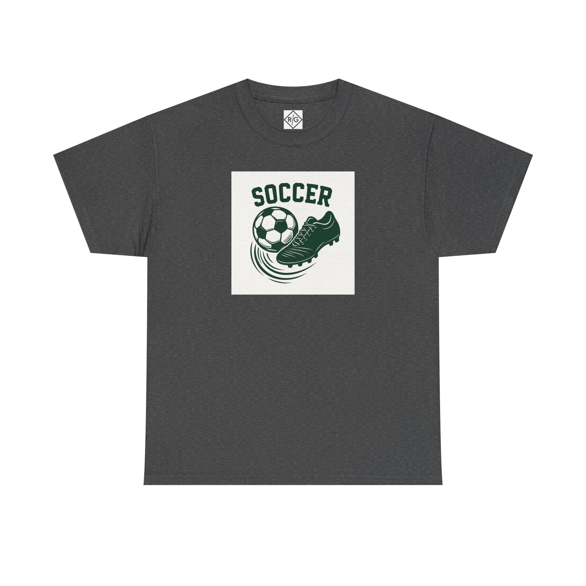 Soccer Ball and Cleat Tee | Vintage Team Logo T-Shirt, Athletic Sports Shirt