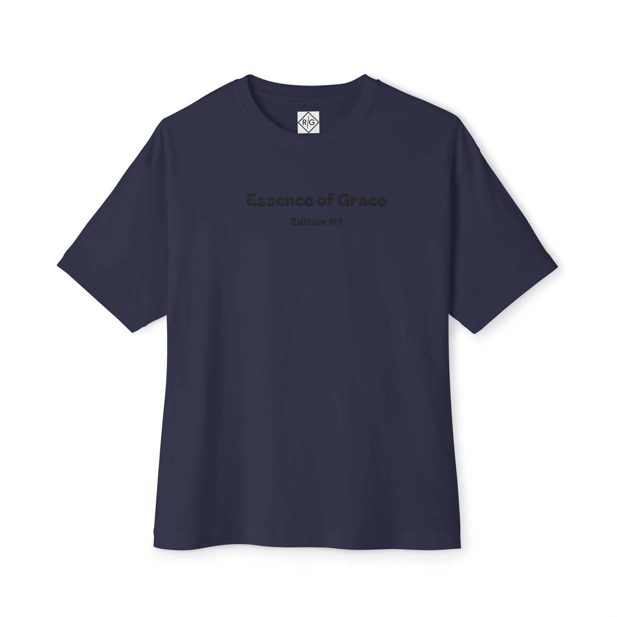 Essence of Grace Tee | Minimal Logo Boxy T-Shirt