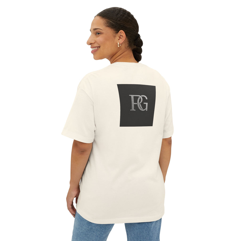 Essence of Grace Tee | Minimal Logo Boxy T-Shirt