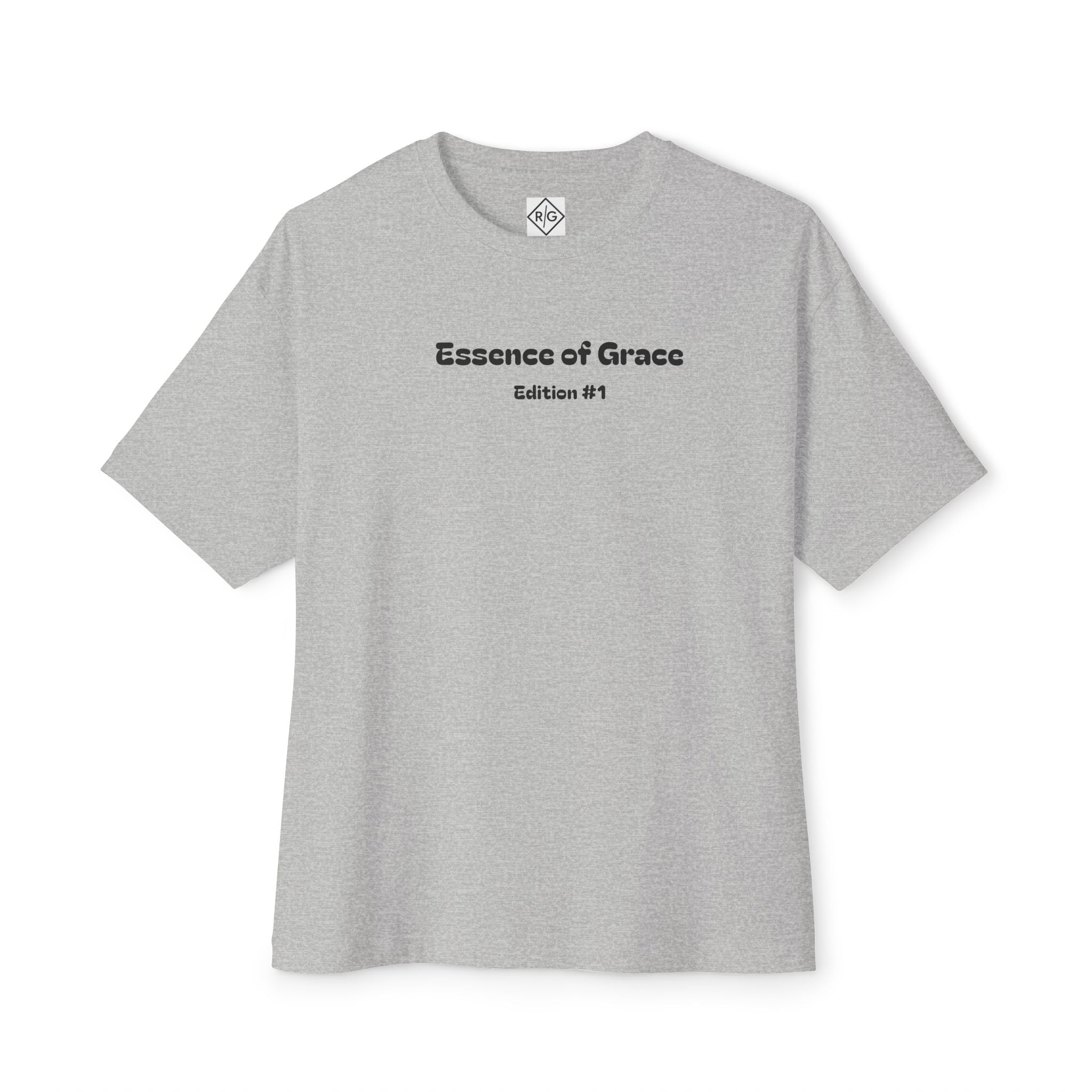 Essence of Grace Tee | Minimal Logo Boxy T-Shirt