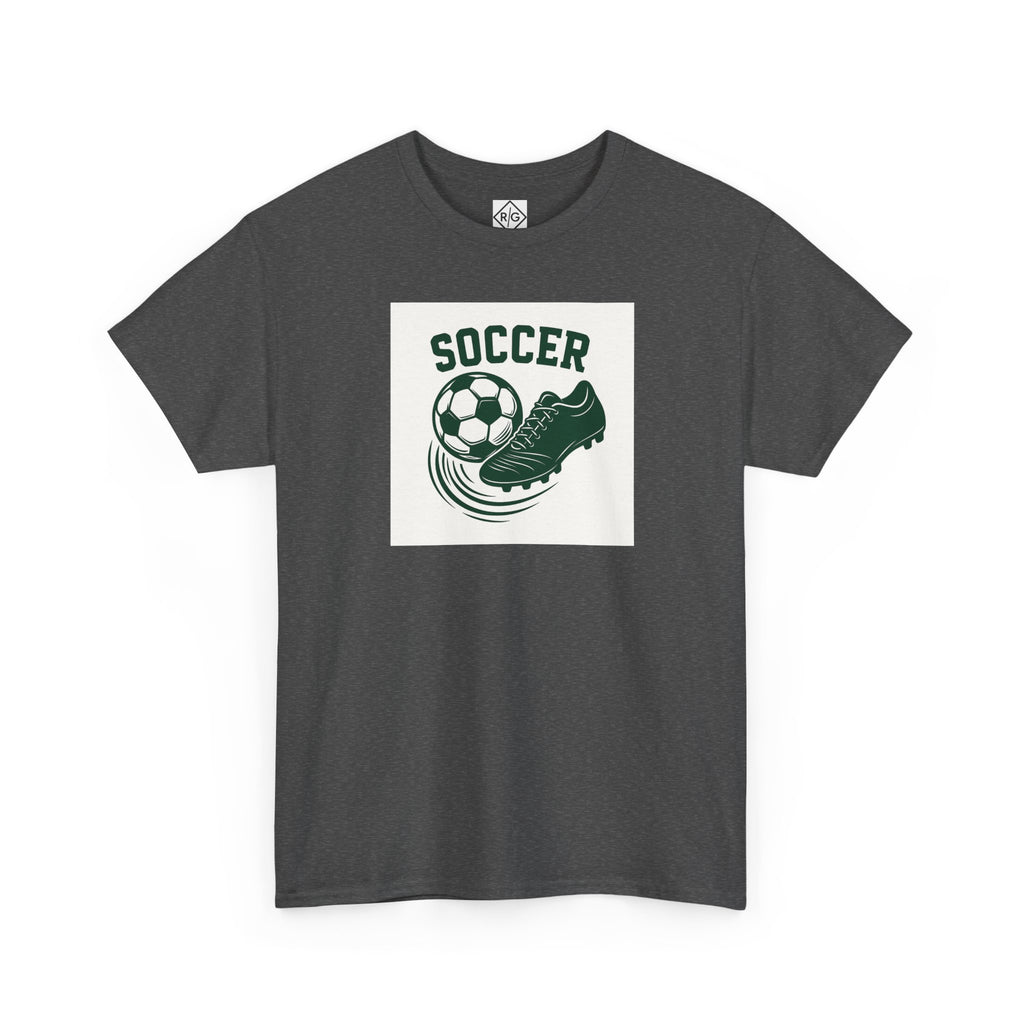 Soccer Ball and Cleat Tee | Vintage Team Logo T-Shirt, Athletic Sports Shirt