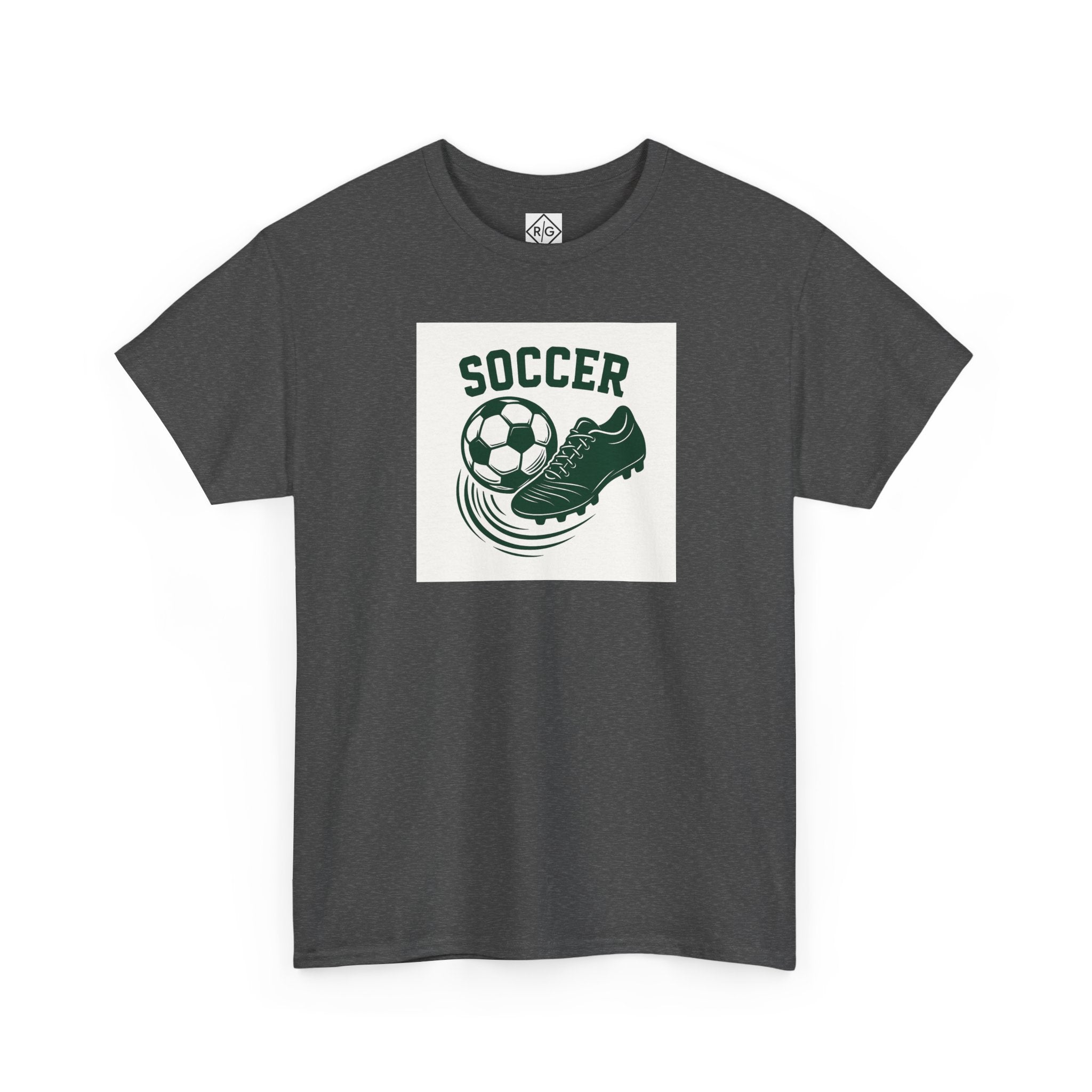 Soccer Ball and Cleat Tee | Vintage Team Logo T-Shirt, Athletic Sports Shirt