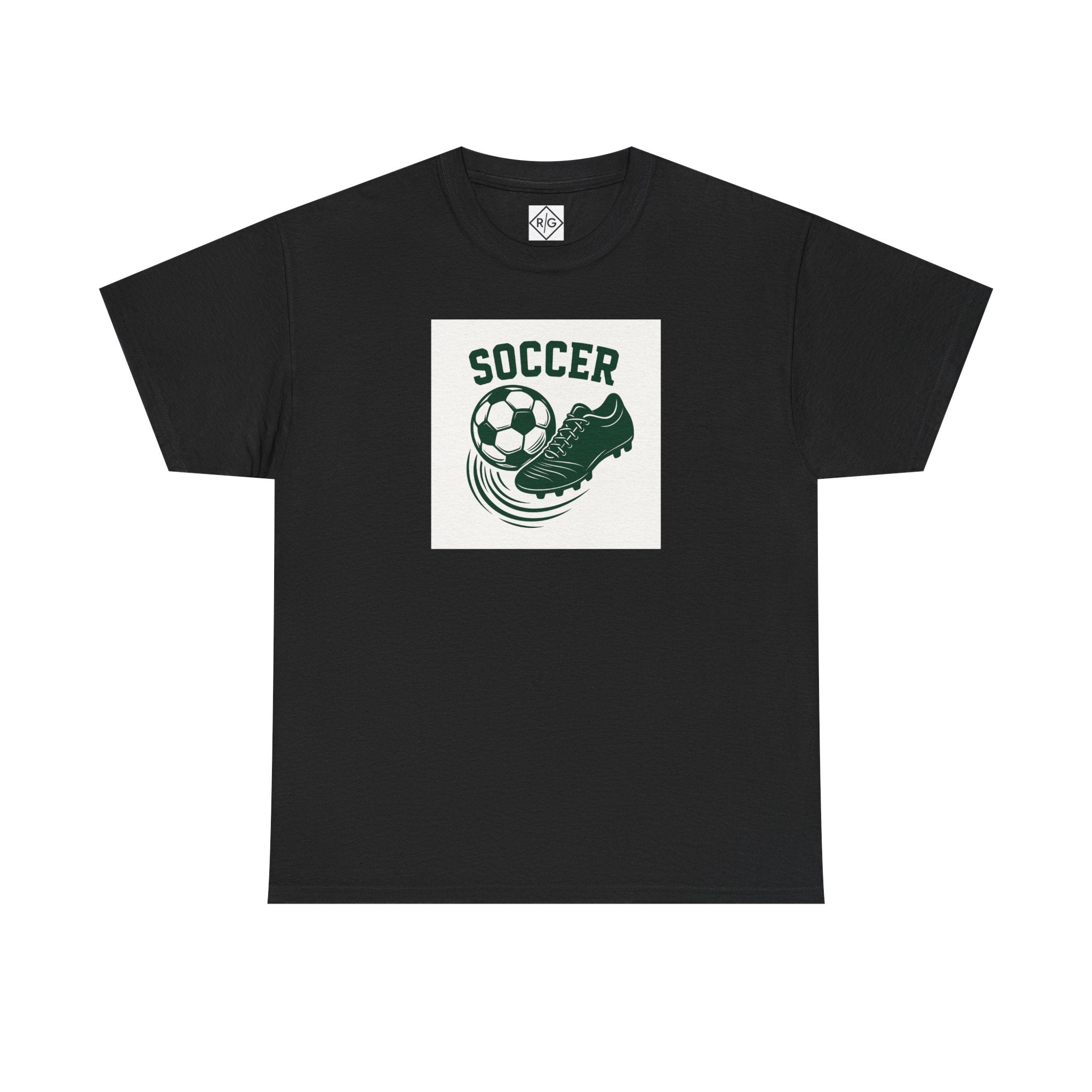 Soccer Ball and Cleat Tee | Vintage Team Logo T-Shirt, Athletic Sports Shirt