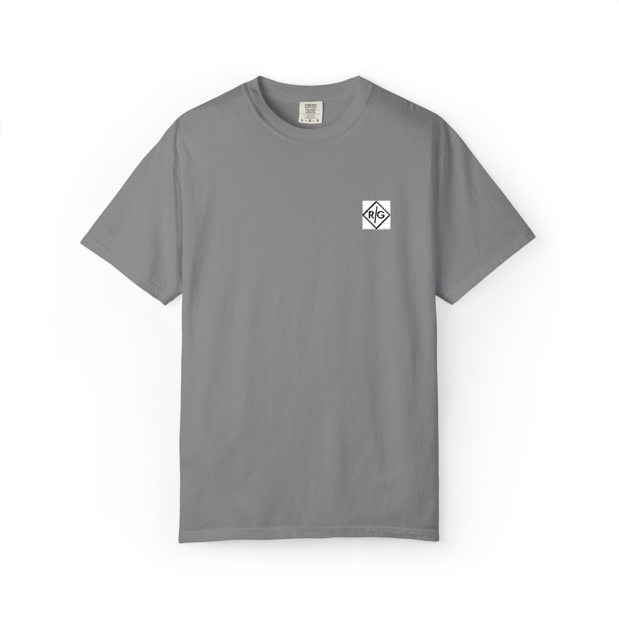 Minimal Geometric Heart Chest T-Shirt | Small Line Art Logo