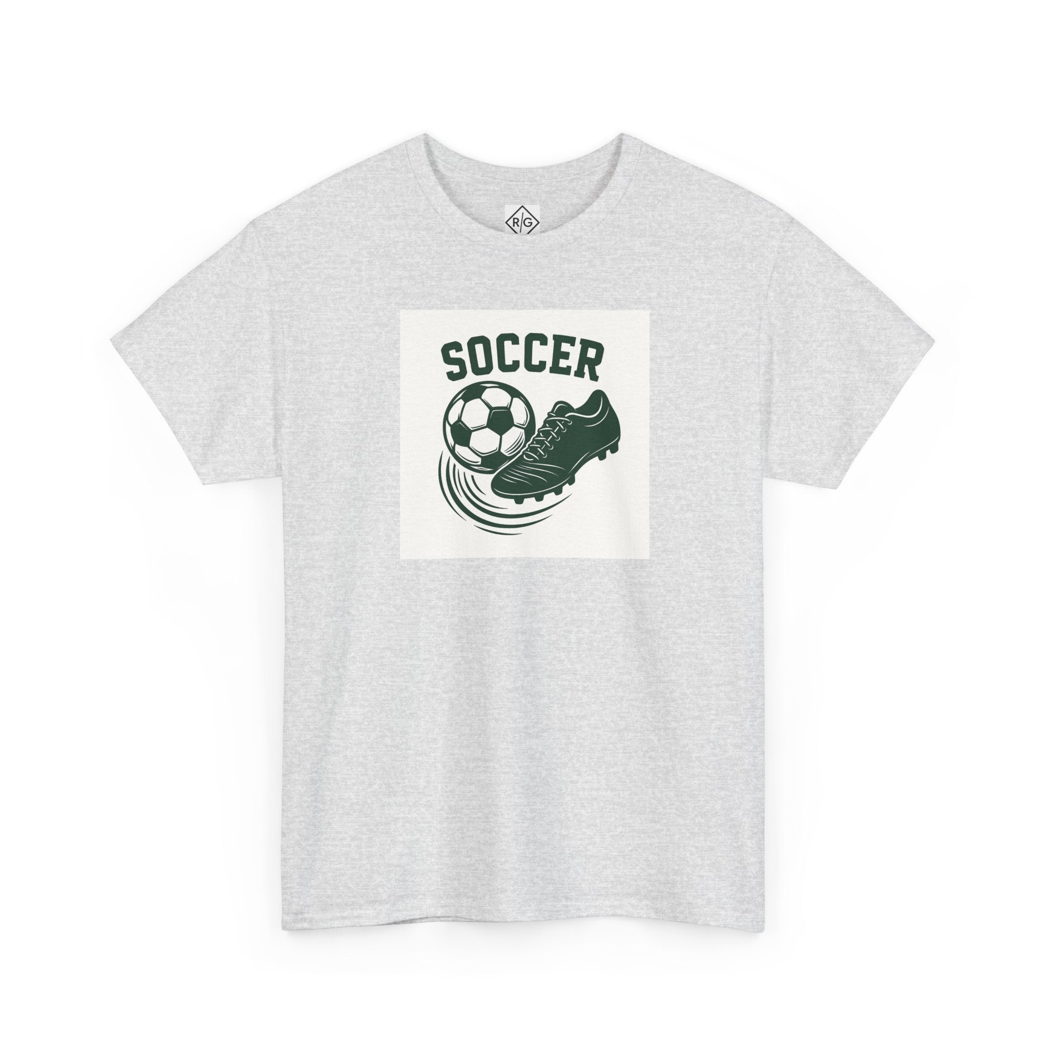 Soccer Ball and Cleat Tee | Vintage Team Logo T-Shirt, Athletic Sports Shirt