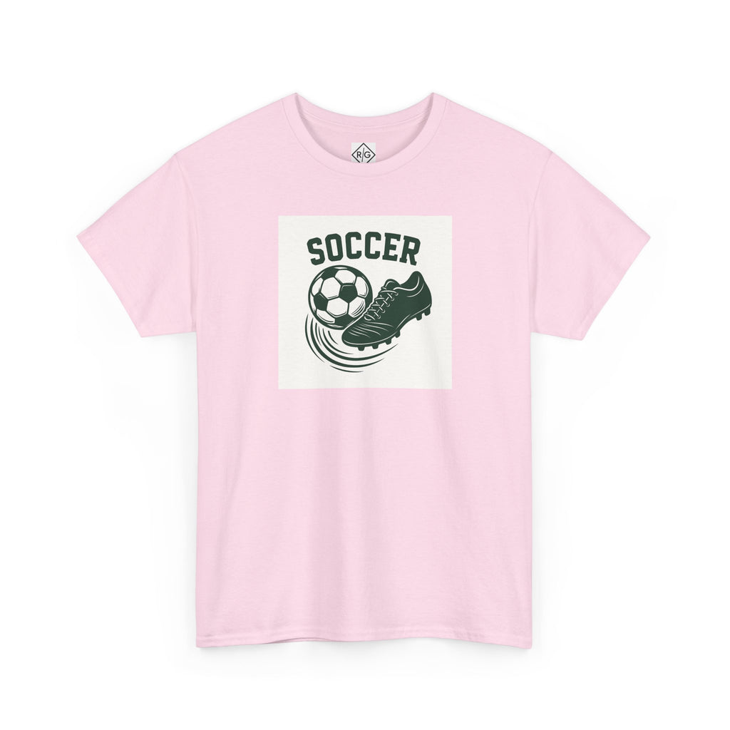 Soccer Ball and Cleat Tee | Vintage Team Logo T-Shirt, Athletic Sports Shirt